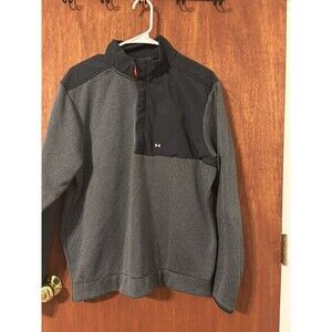 UNDER ARMOUR Mens Storm Sweater 1/2 Zip Fleece Pullover Top UA Golf Jacket Large